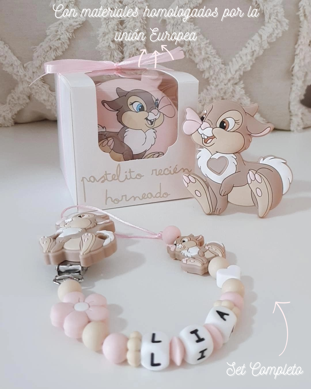 Chupetero Miss Bunny 🐰