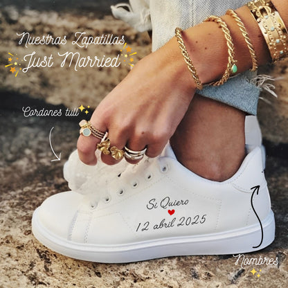 Zapatillas Just Married 💘