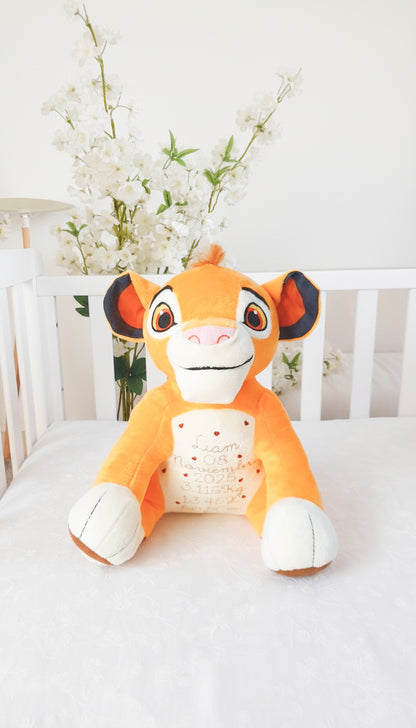 Peluche Simba Natalicio
