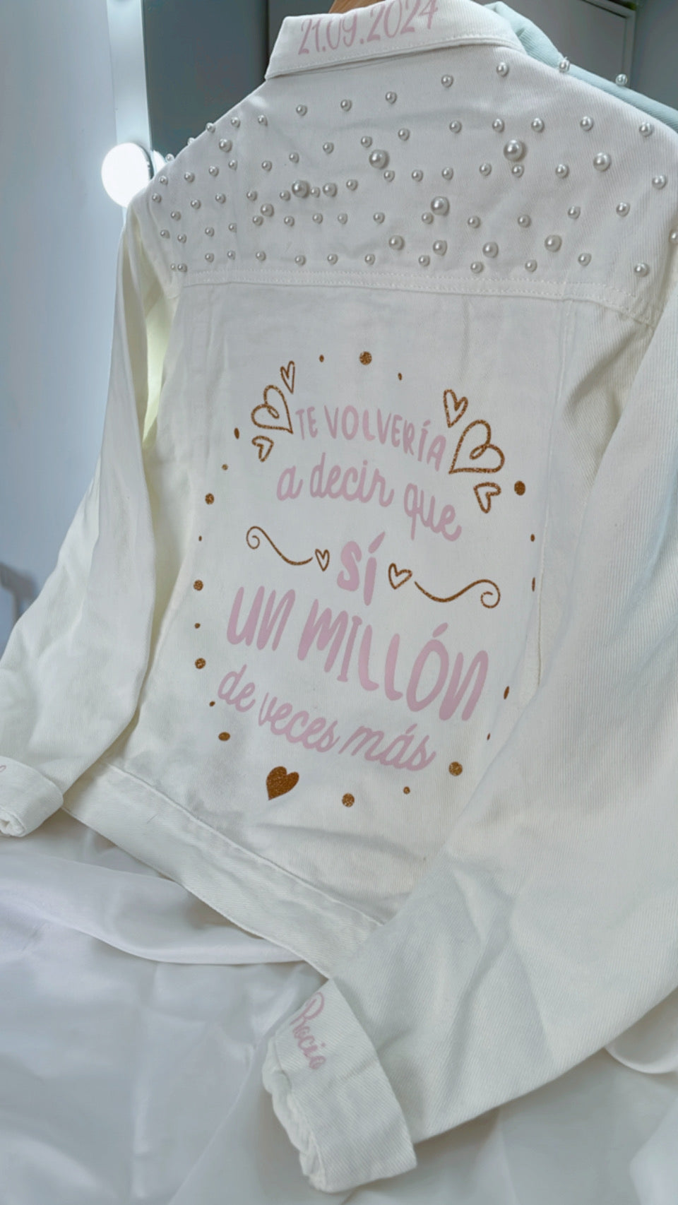 Cazadora Novia Si Quiero - Albea Meraki