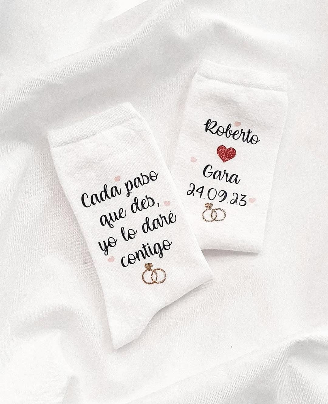 Calcetines Novia ‘Cada paso’ - Albea Meraki