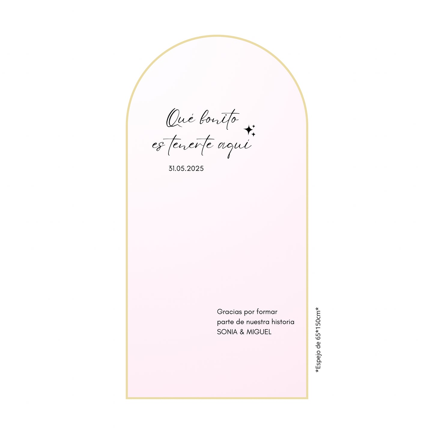 Vinilo adhesivo – «Que bonito es tenerte aqui» 💗