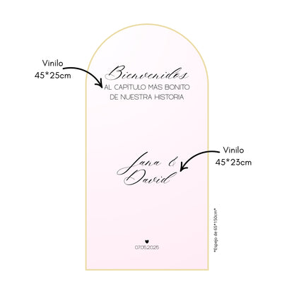 Vinilo adhesivo – «El capítulo mas bonito» 💗