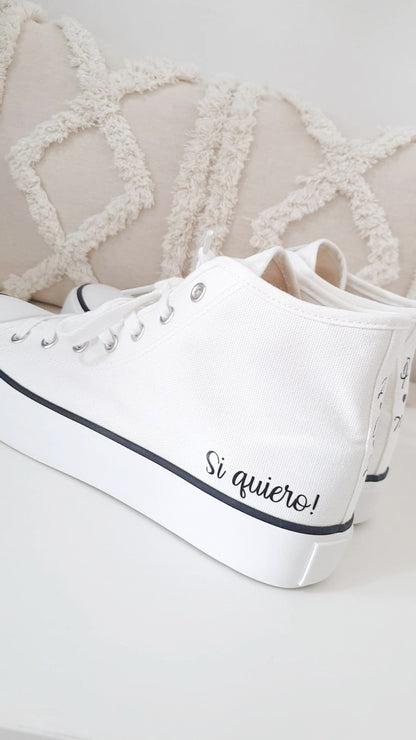 Zapatillas Novio Altas